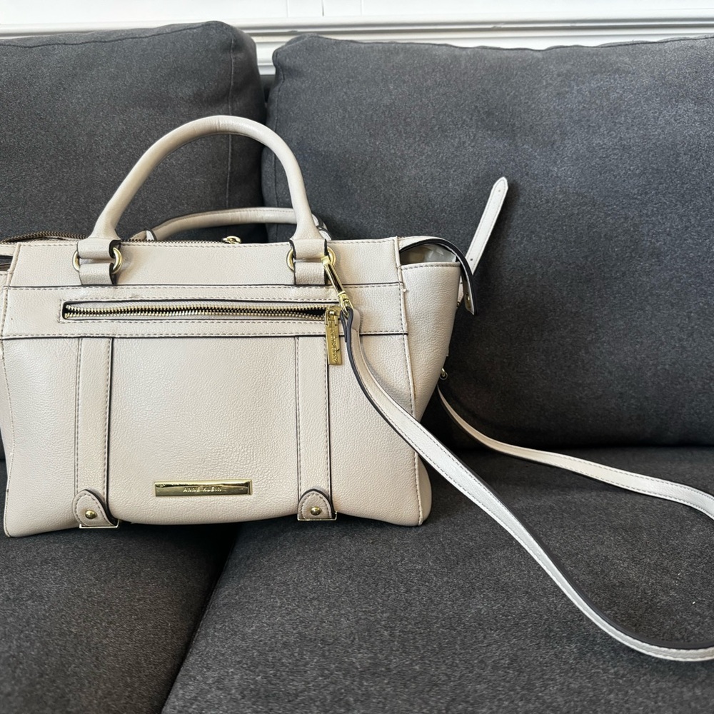 Anne Klein Cream Satchel Bag